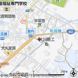福岡県大川市酒見543周辺の地図