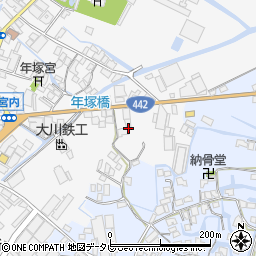 福岡県大川市酒見594周辺の地図