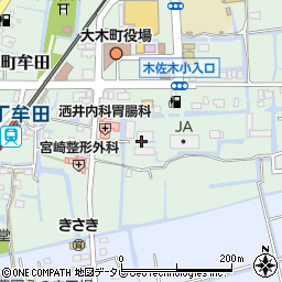 ＪＡ福岡大城　本店営農経済部直販課周辺の地図