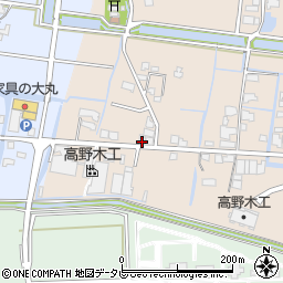 福岡県筑後市富久868周辺の地図