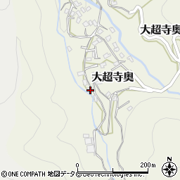 愛媛県宇和島市大超寺奥335周辺の地図