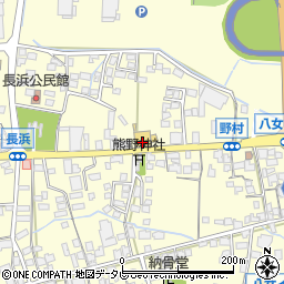 トヨタカローラ福岡　八女インター店周辺の地図