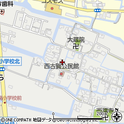 佐賀県佐賀市川副町大字西古賀420-1周辺の地図
