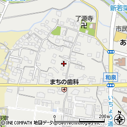 福岡県筑後市和泉1178周辺の地図