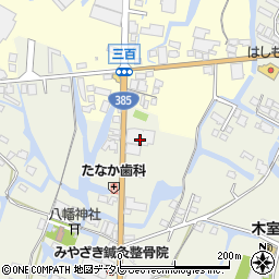 福岡県大川市大橋423周辺の地図