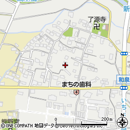 福岡県筑後市和泉1180周辺の地図