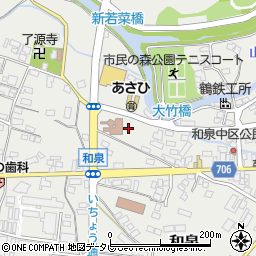 福岡県筑後市和泉120-1周辺の地図