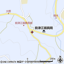 大分県日田市前津江町大野2196周辺の地図