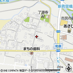福岡県筑後市和泉1173周辺の地図