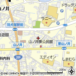 ほのぼの薬局　山ノ井店周辺の地図