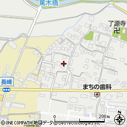 福岡県筑後市和泉1097周辺の地図