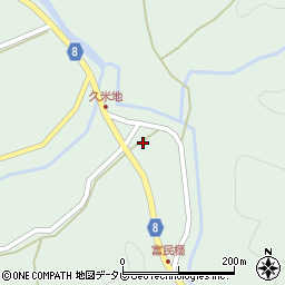 愛媛県北宇和郡松野町富岡1012周辺の地図