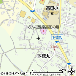 大分県大分市下徳丸34-2周辺の地図
