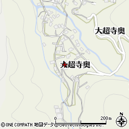 愛媛県宇和島市大超寺奥331周辺の地図