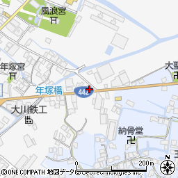 福岡県大川市酒見591-2周辺の地図