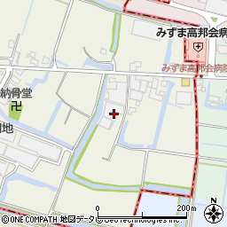 福岡県大川市中木室899周辺の地図