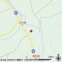 愛媛県北宇和郡松野町富岡1008周辺の地図