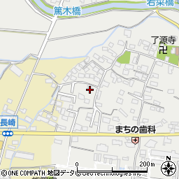福岡県筑後市和泉1098周辺の地図
