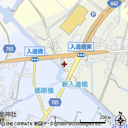 福岡県大川市大橋206周辺の地図