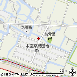 福岡県大川市中木室832周辺の地図