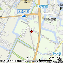 福岡県大川市大橋652-1周辺の地図