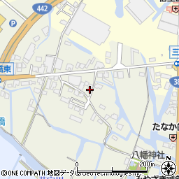 福岡県大川市大橋306周辺の地図
