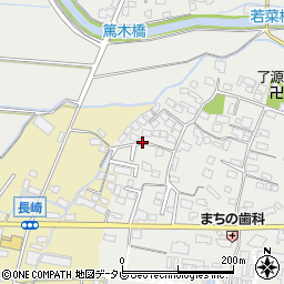 福岡県筑後市和泉1103周辺の地図