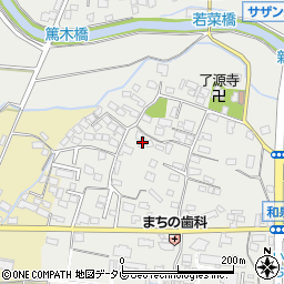 福岡県筑後市和泉1144周辺の地図
