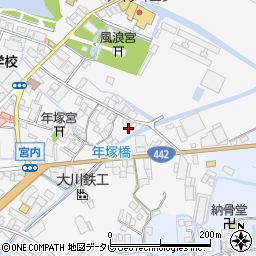 福岡県大川市酒見660周辺の地図