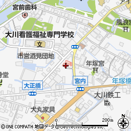 福岡県大川市酒見486-2周辺の地図