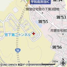 愛媛県宇和島市宮下甲-1484周辺の地図