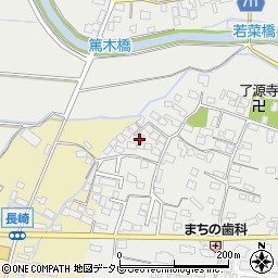 福岡県筑後市和泉1108周辺の地図