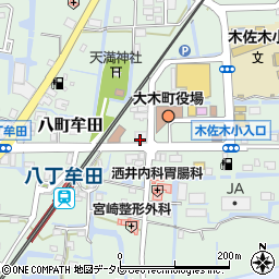 福岡銀行大木支店 ＡＴＭ周辺の地図