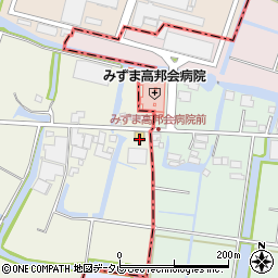 福岡県大川市中木室945-1周辺の地図