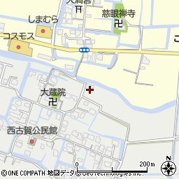 佐賀県佐賀市川副町大字西古賀220周辺の地図