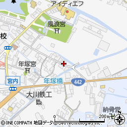 福岡県大川市酒見658-2周辺の地図