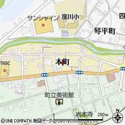 高知県高岡郡四万十町本町周辺の地図