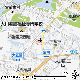 福岡県大川市酒見486周辺の地図