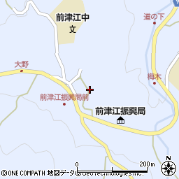 大分県日田市前津江町大野2202周辺の地図