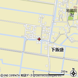 佐賀県佐賀市下飯盛周辺の地図