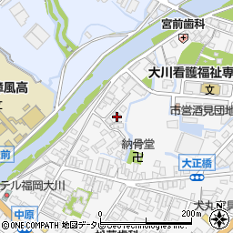 福岡県大川市酒見371-7周辺の地図