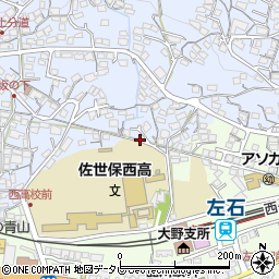 長崎県佐世保市原分町252-5周辺の地図