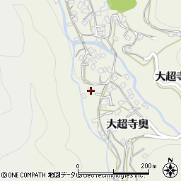 愛媛県宇和島市大超寺奥307周辺の地図