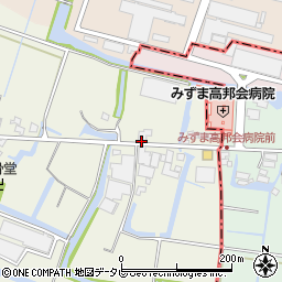 福岡県大川市中木室925周辺の地図