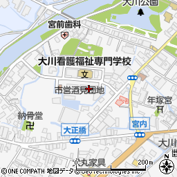 福岡県大川市酒見344-7周辺の地図