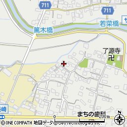 福岡県筑後市和泉1111周辺の地図