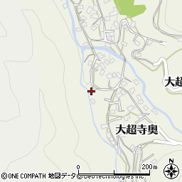 愛媛県宇和島市大超寺奥386周辺の地図