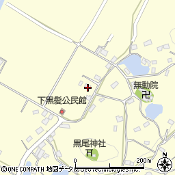 佐賀県武雄市黒髪8850周辺の地図