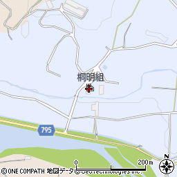 株式会社桐明組　生コンクリート製造販売周辺の地図