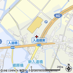福岡県大川市大橋266周辺の地図